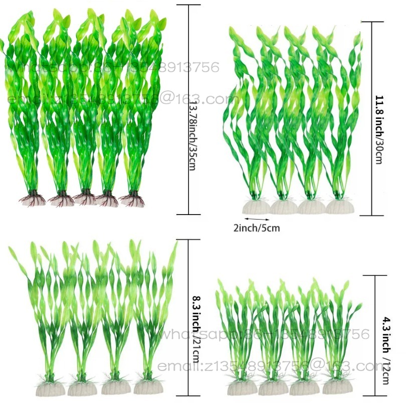 Aquarium Plants - 5/10pcs Plastic Aquarium Plants Fish Tank