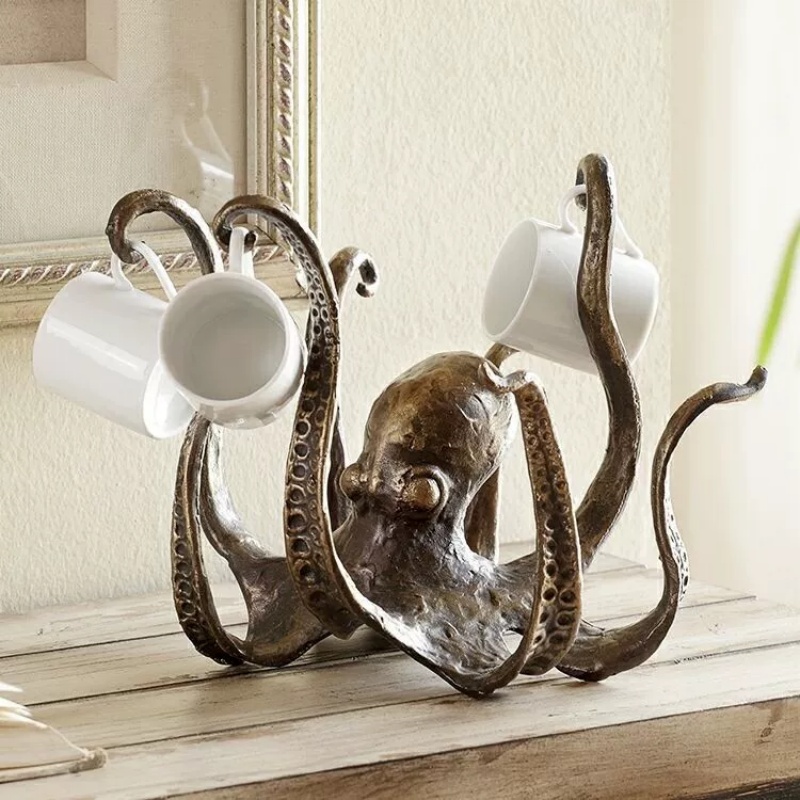 1pc Octopus Sculpture Cup Hold - огляд і ціна Aquarium Decor
