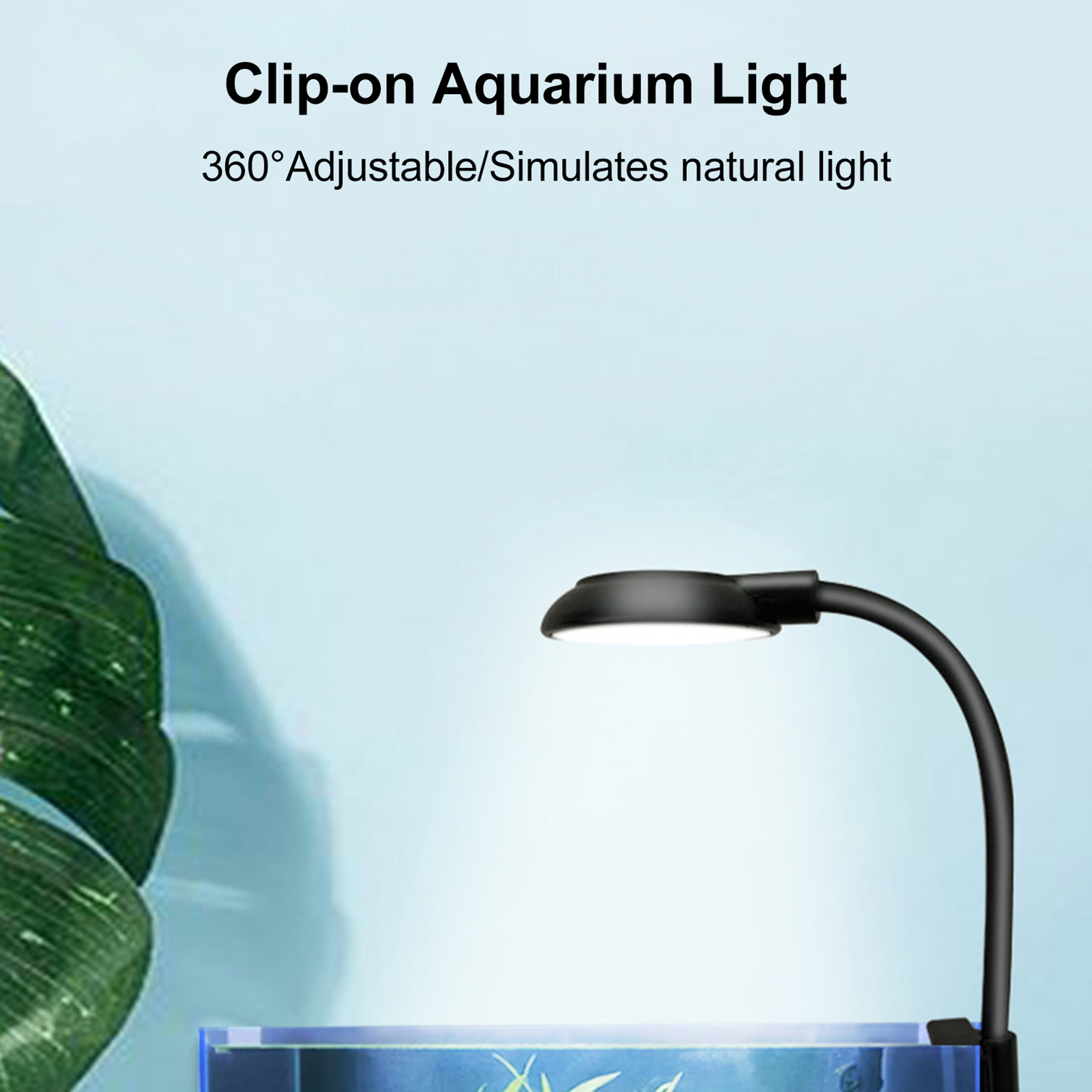 Fish  Clamp Lamp Aquarium Aqua - огляд і ціна Aquarium Plants