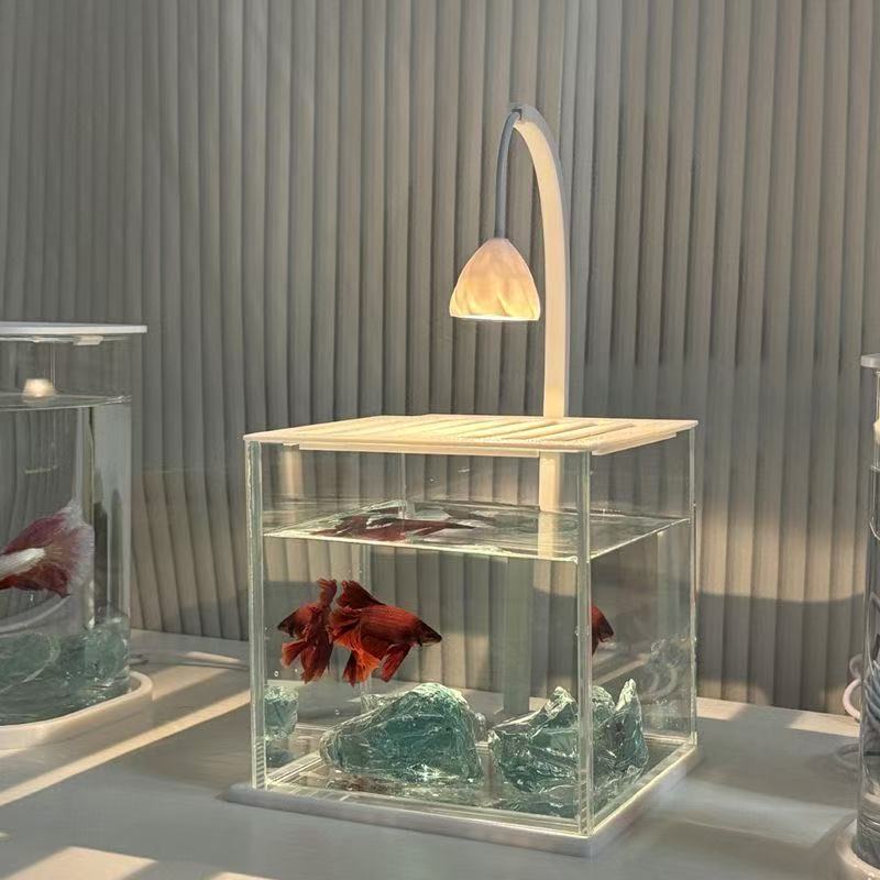 Acrylic Aquarium Ice Crystal L - огляд і ціна Betta Fish Tank