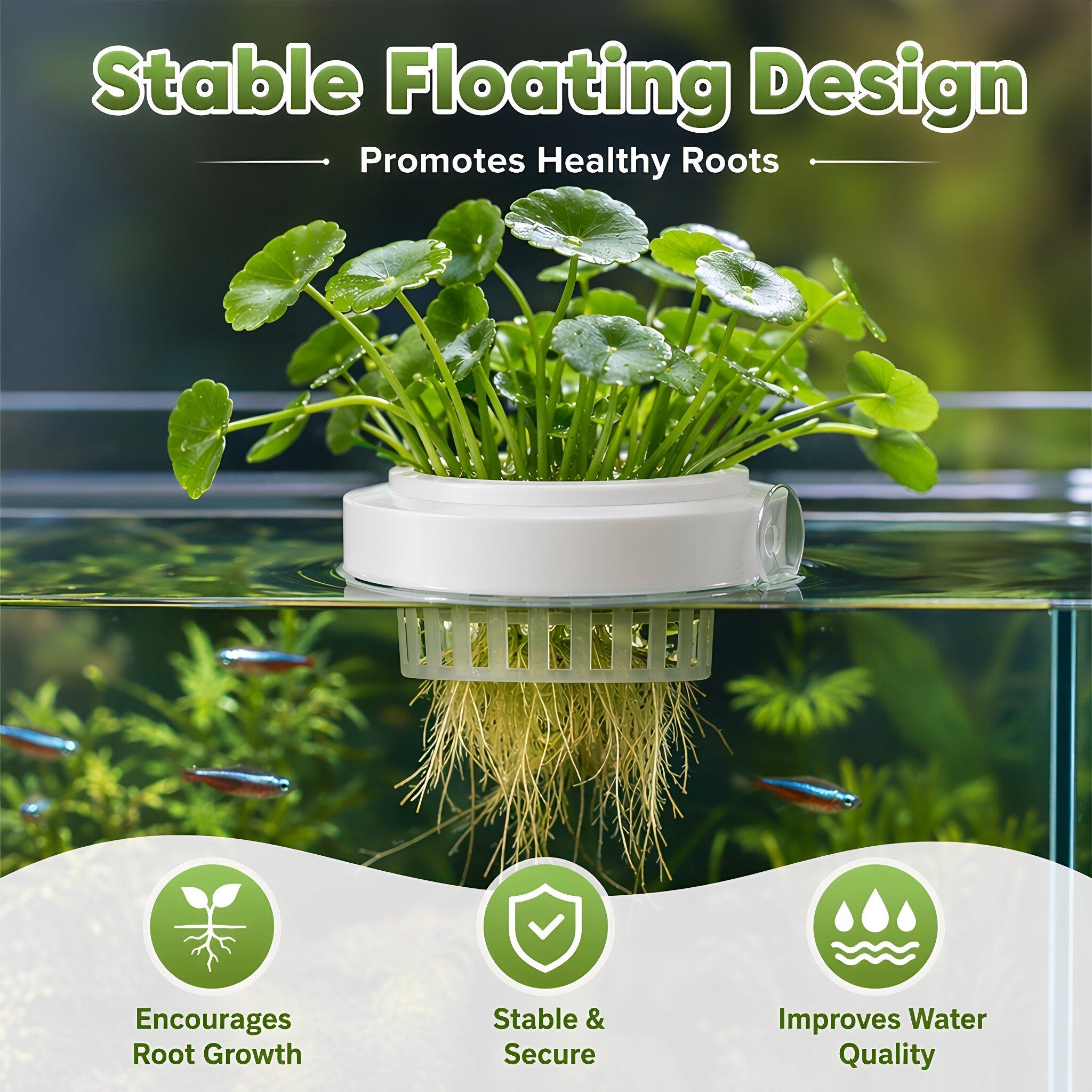 4pcs Floating Aquarium Plant B - огляд і ціна Aquarium Plants