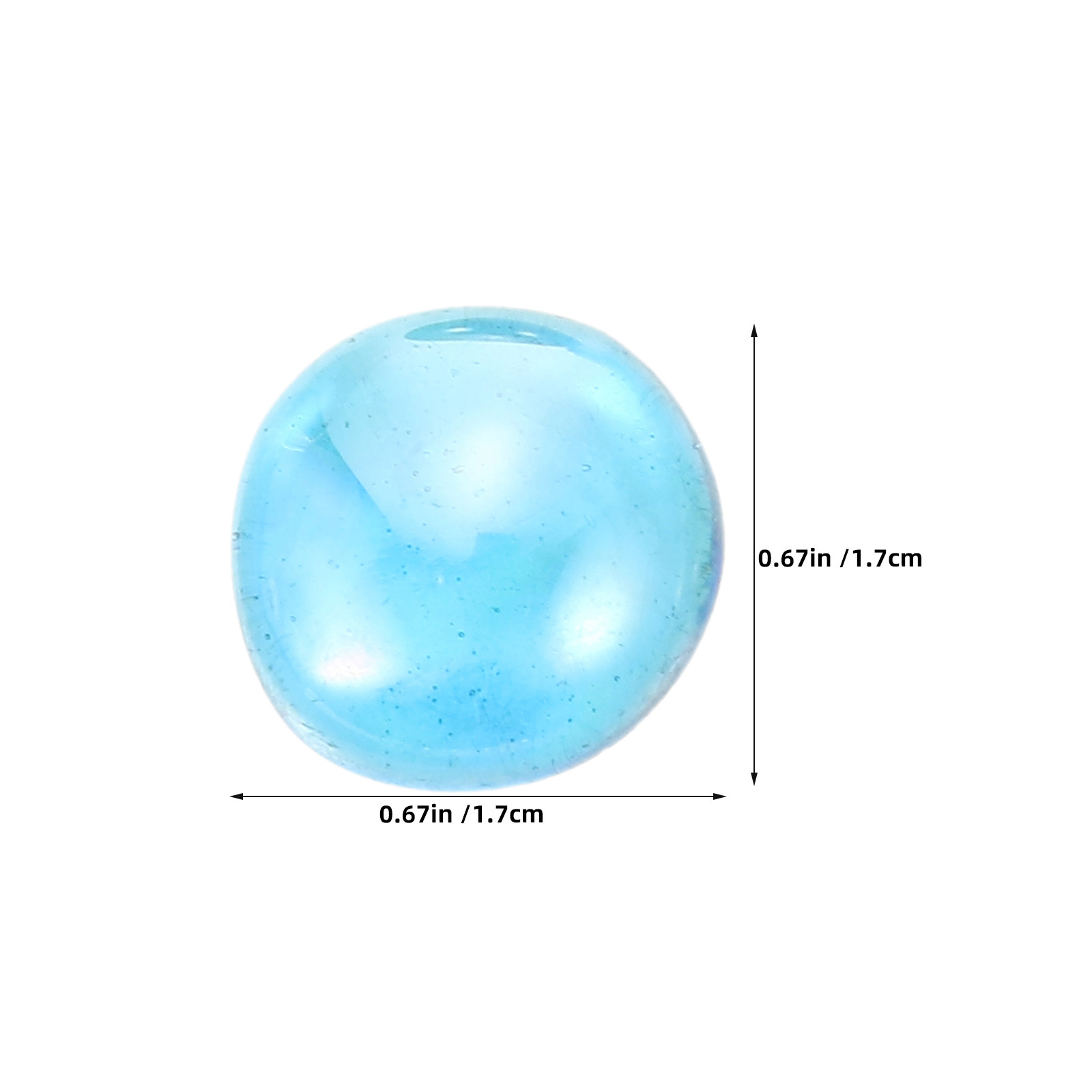1 Bag Glass Flat Beads Clear F - огляд і ціна Aquarium Decor