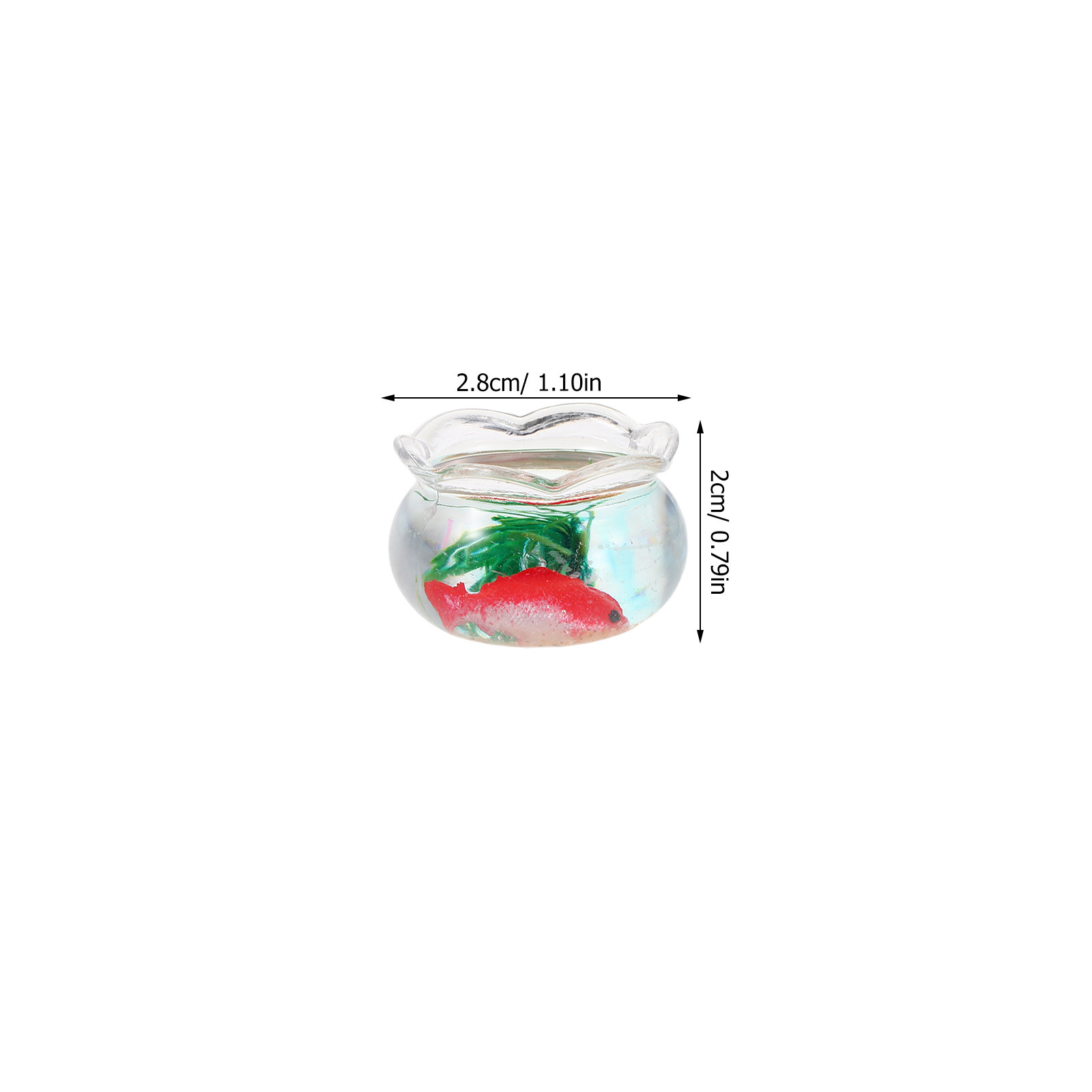 5pcs Mini Koi Fish Tank Set –  - огляд і ціна Aquarium Plants
