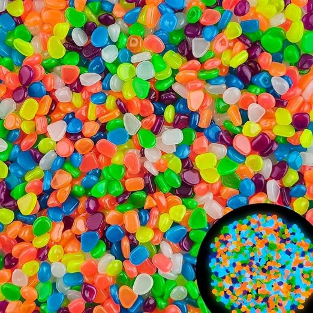 500Pcs Glow in The Dark Garden - огляд і ціна Fish Tank Gravel