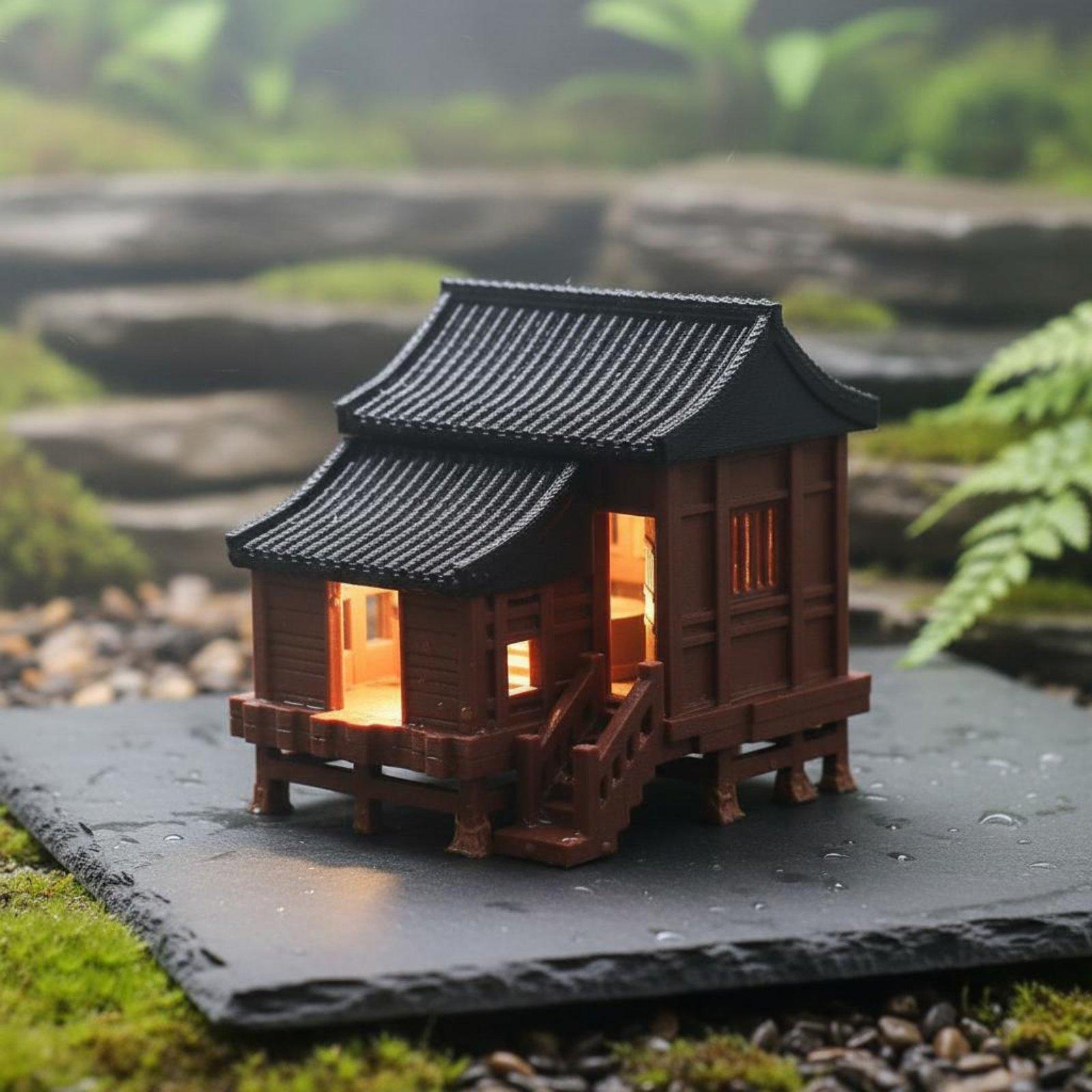 Micro Landscape House Ancient  - огляд і ціна Aquarium Light